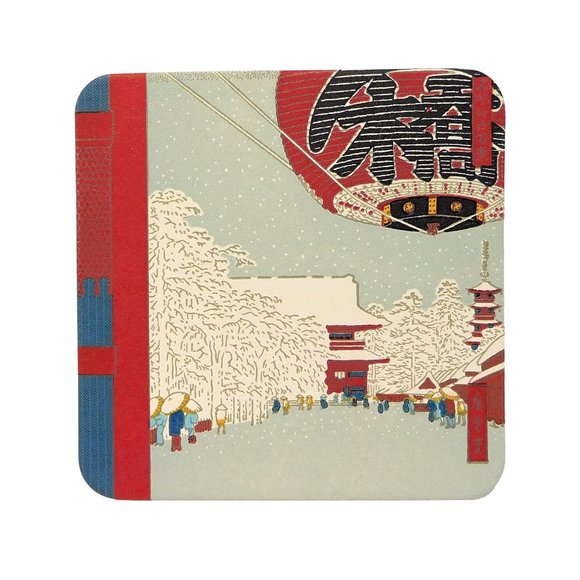 Set of 6 Ukiyo-e Coasters Pasteboard  Japanese Fine Art - Picture 6 of 10